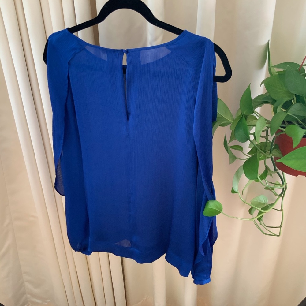 Sheer Blue Blouse